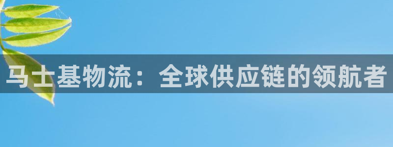 南宫超凡国际怎么注册：马士基物流：全